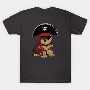 Pirate Yorkshire Terrier for Dog Lovers T-Shirt